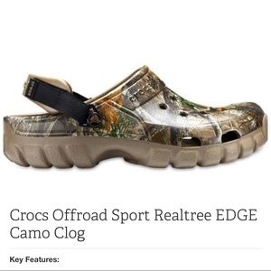 BIG ASS CAMO CROCS